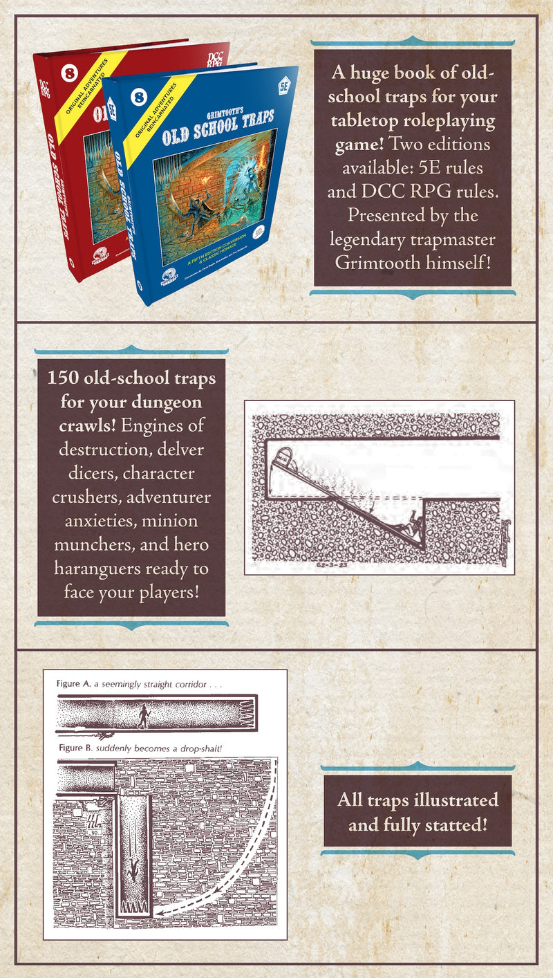 Original ADV Reincarn #8 Odl School Traps (5E) (PREORDER)