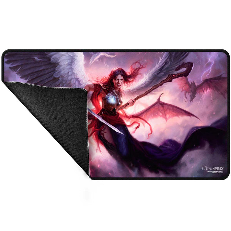 UP Playmat MTG Commander Series Kaalia Black Stitched