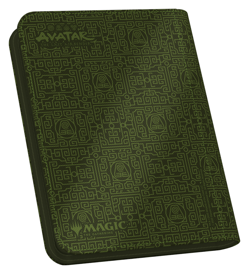 UG Zipfolio 160 Xenoskin MTG Avatar: The Last Airbender - Mana Symbol Green