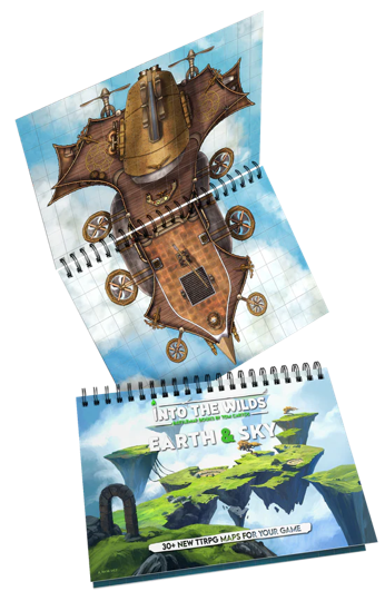 Into the Wilds Extraplanar Battlemap Books: Earth & Sky