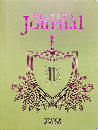 Beadle & Grimm's Player's Journal Sage Green Shield Cover