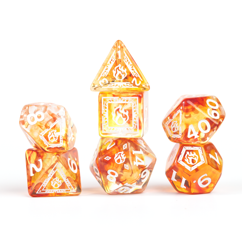 DND Adventure Dice Sorcerer : Orange