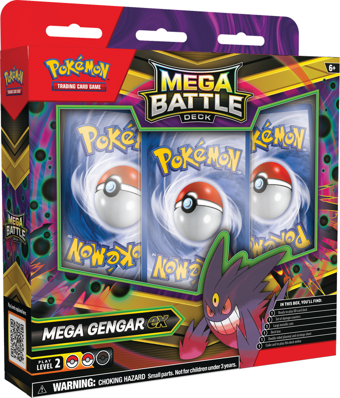 Pokemon Battle Decks Mega Gengar ex (Anglais) (2025-11-14)
