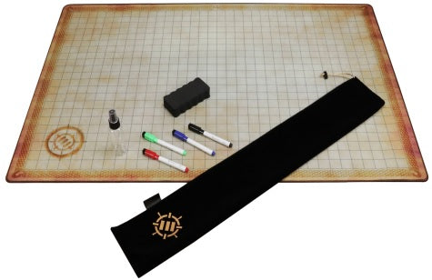AP Enchance Tabletop Deluxe Rubber RPG Grid Mat Campaign Kit