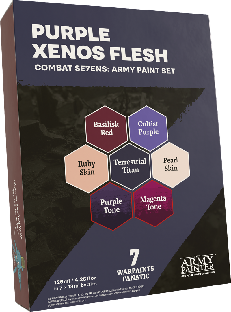 Army Painter - Combat Se7ens: Purple Xenos Flesh Paint Set