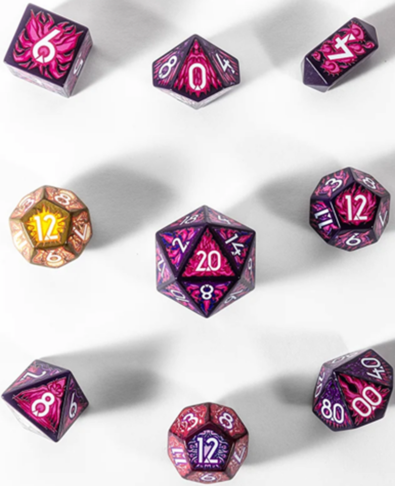 Daggerheart: Hope & Fear 9-Die RPG Set - Warlock