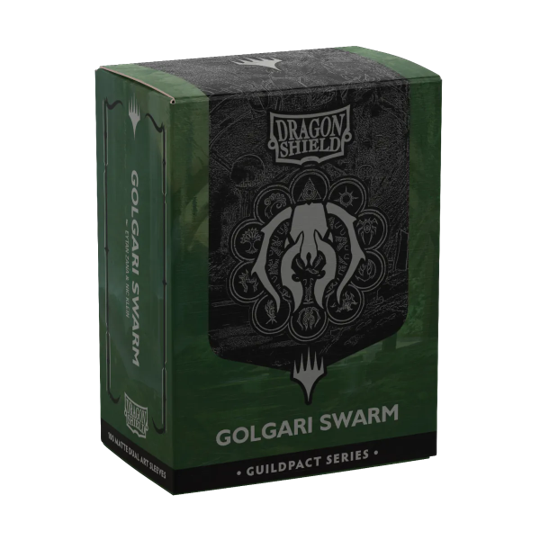 Dragon Shield Sleeves Dual Matte MTG Guildpact Series 100ct - Golgari Swarm
