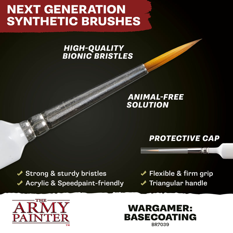 Army Painter - Wargamer Brush: Basecoating