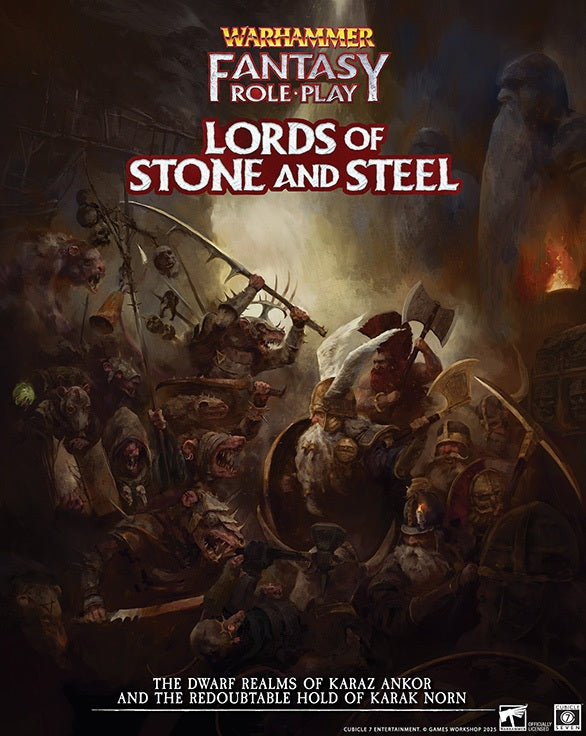 Warhammer Fantasy RPG Lords of Stone and Steel Hardcover