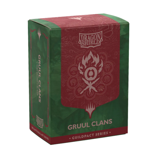Dragon Shield Sleeves Dual Matte MTG Guildpact Series 100ct - Gruul Clans