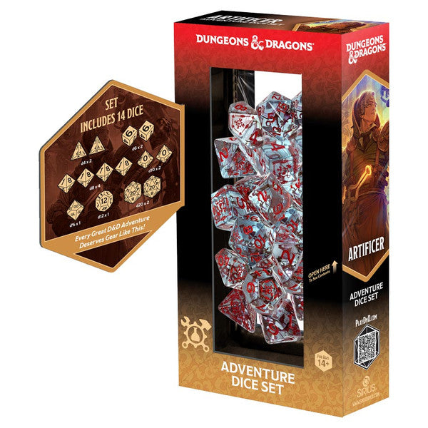 DND Adventure Dice Artificer Clear
