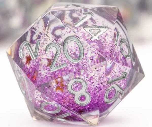 MDG Liquid Dice Individual d20 Sorcerous Swirl