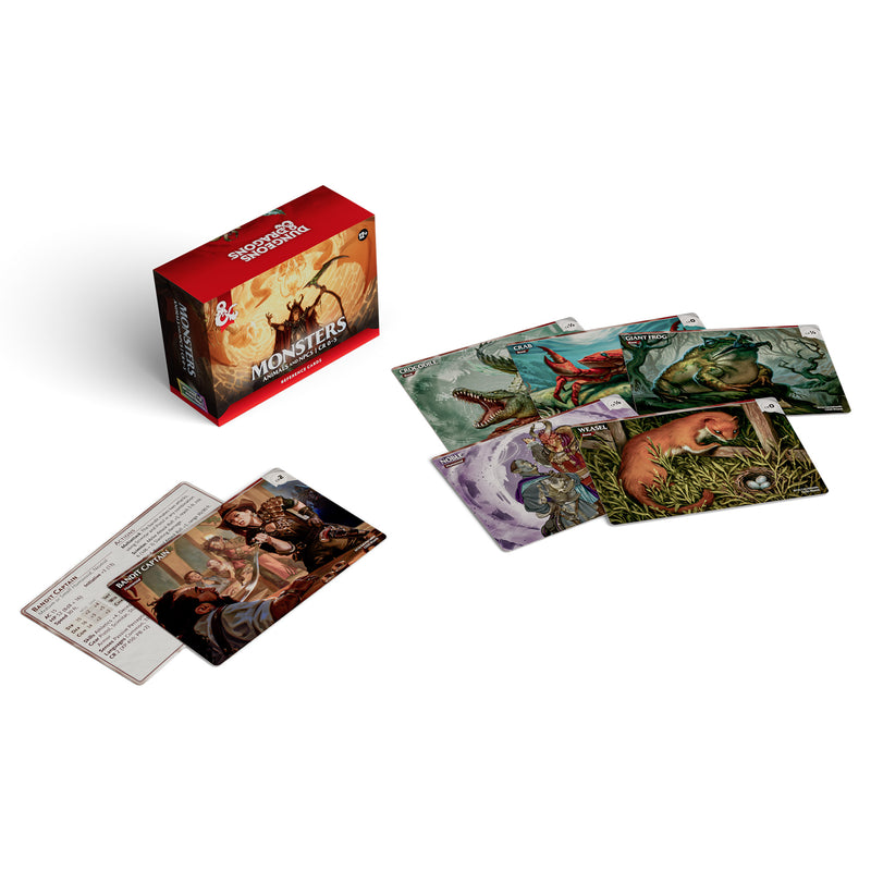DND RPG Reference Cards Monsters Animals and NPCs (EN)