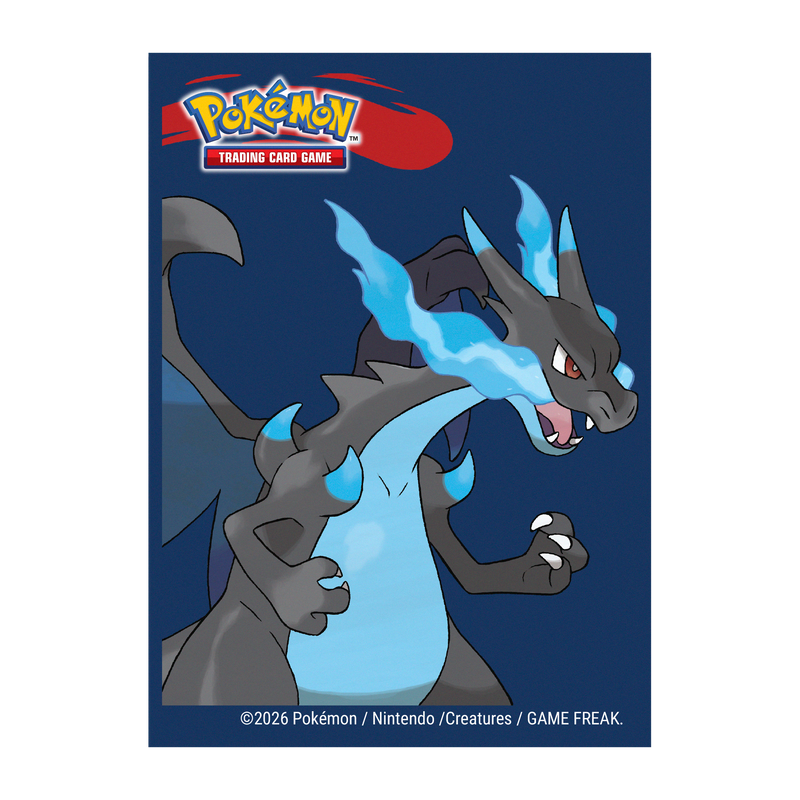 UP D-Pro Pokemon Mega Charizard X Sleeves 65ct