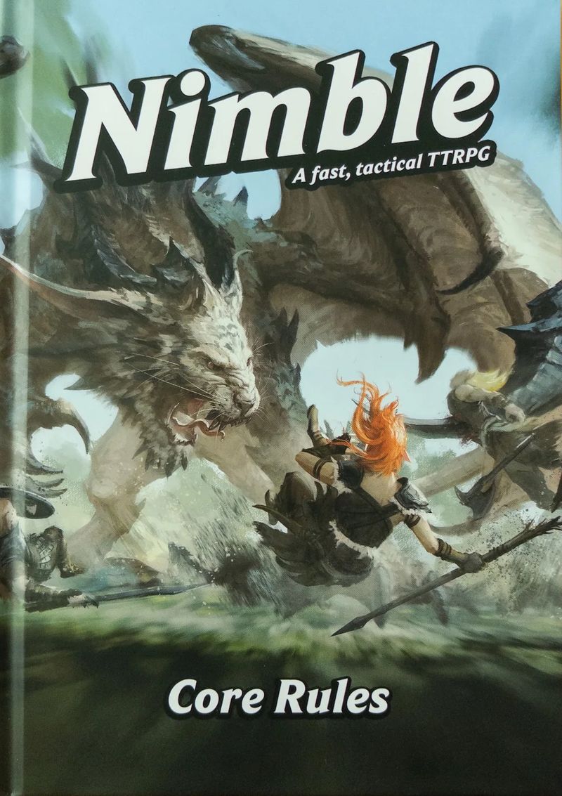 Nimble: A Fast, Tactical TTRPG Core Rules Book 5E Hardcover (Anglais)