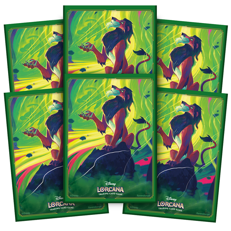 Disney Lorcana Card Sleeve Set 6 Scar (65ct)