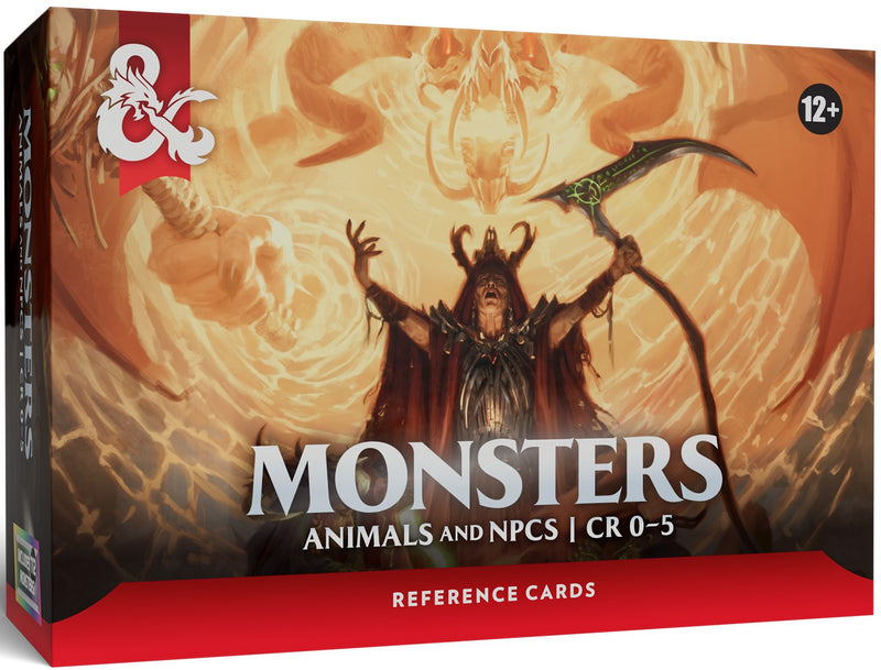 DND RPG Reference Cards Monsters Animals and NPCs (EN)