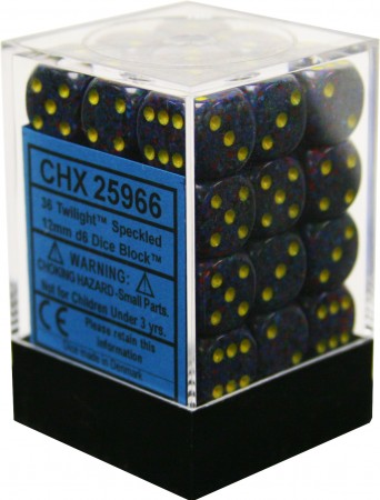 Chessex: Speckled 36D6 Twilight 12mm