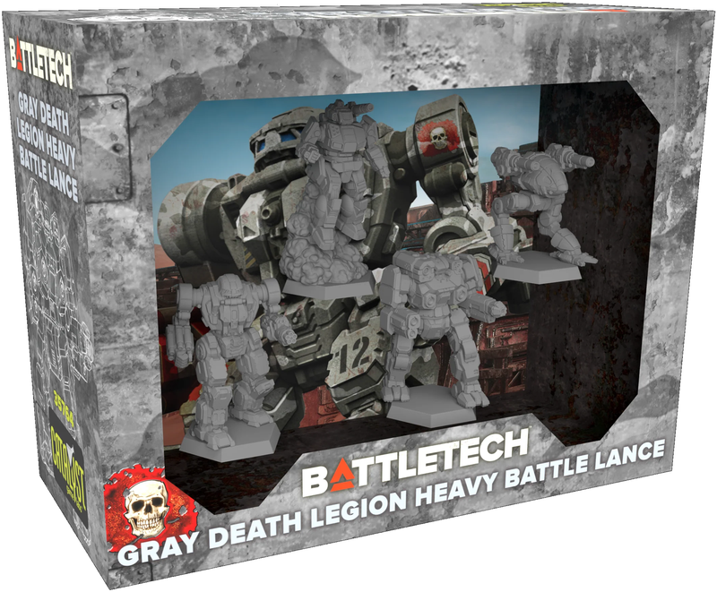 Battletech Grey Death Legion Heavy Battle Lance Forcepack (EN) (Preorder)