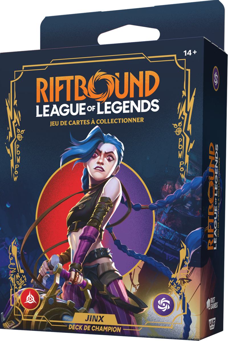 Riftbound League of Legends TCG Deck de Champion Jinx (FR)