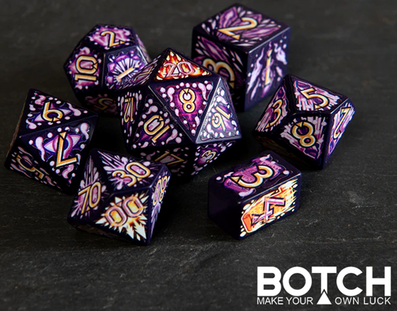 Botch Dice: 7-Die RPG Set - Arcane Assault