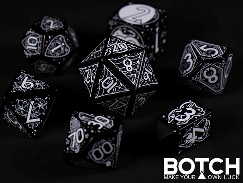Botch Dice: 7-Die RPG Set - Heart of Darkness