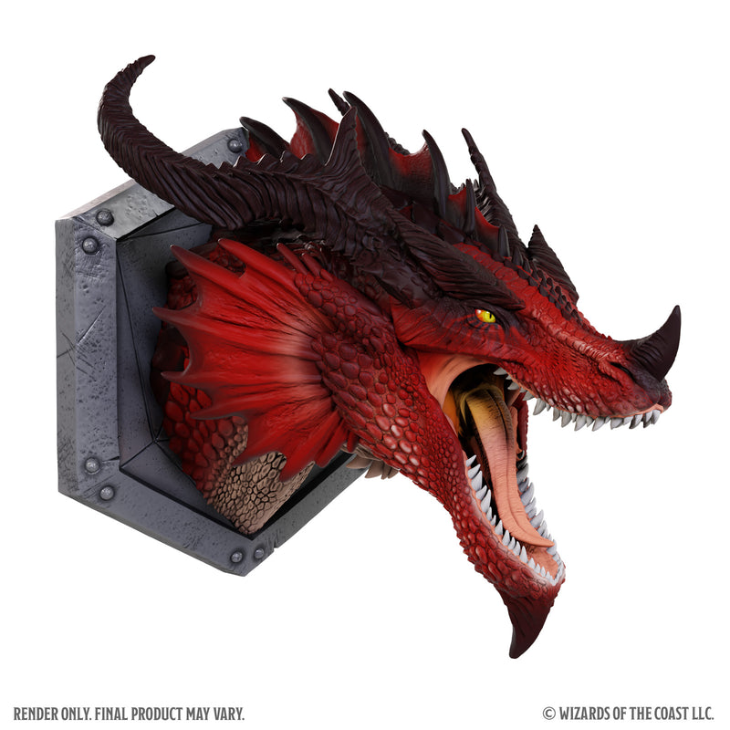 Plaque trophée Dragon Rouge des Royaumes 12" (01/02/2026)