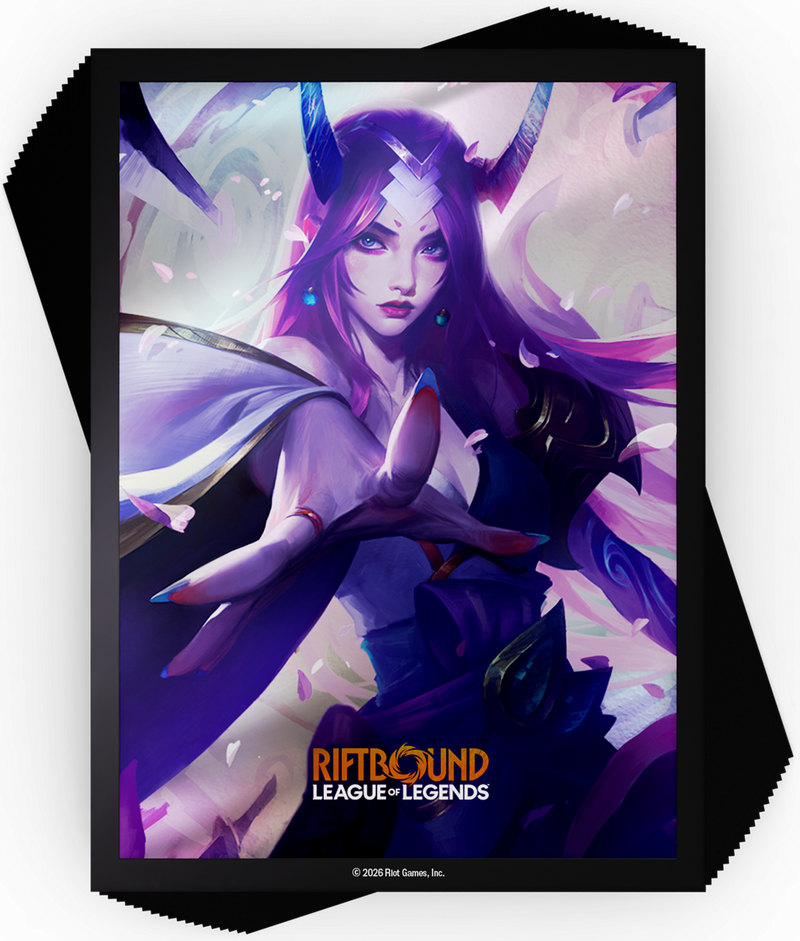 Riftbound League of Legends TCG Spiritforged Art Sleeves - Spirit Blossom Irelia 100ct