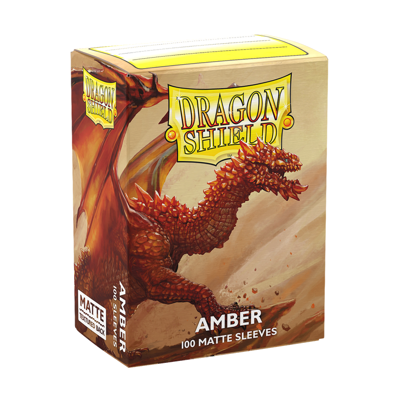 Dragon Shield Pochettes Mat Ambre 100ct