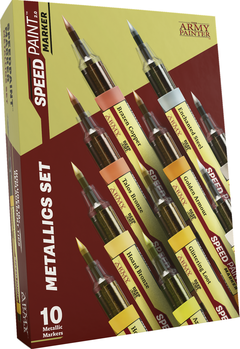 The Army Painter - Speedpaint Marker: Metallics Set