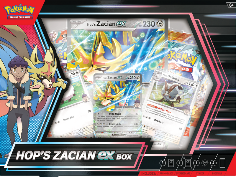 Pokemon Hop's Zacian Ex Box