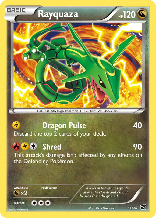 Rayquaza (11/20) [Black & White: Dragon Vault] - Pokemon Single