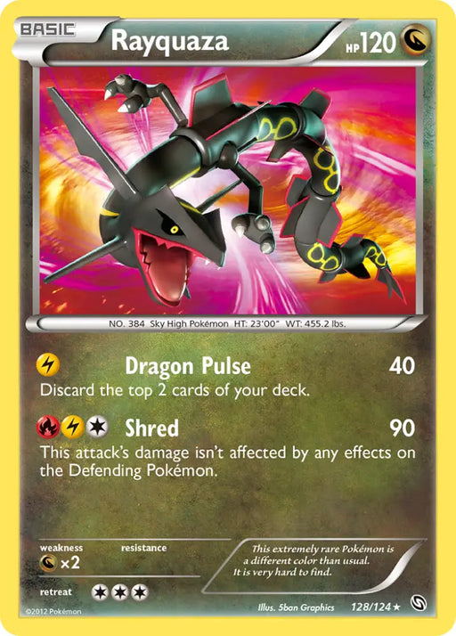 Rayquaza (128/124) [Black & White: Dragons Exalted] - Pokemon Single