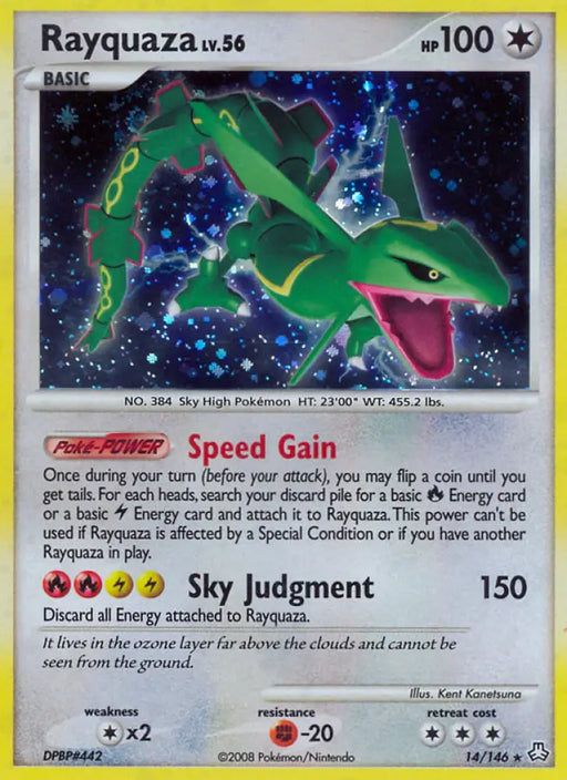 Rayquaza (14/146) [Diamond & Pearl: Legends Awakened] - Pokemon Single