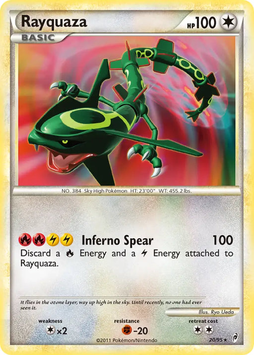 Rayquaza (20/95) [HeartGold & SoulSilver: Call of Legends] - Pokemon Single