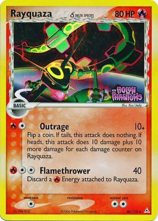 Rayquaza (26/110) (Delta Species) (Stamped) [EX: Holon Phantoms] - Pokemon Single