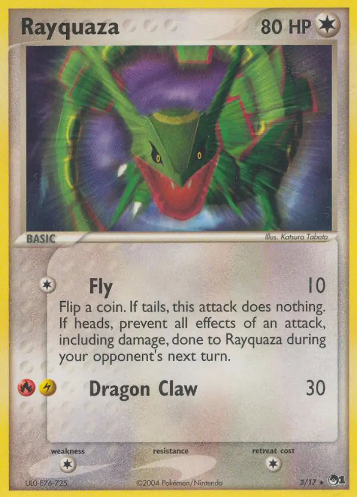Rayquaza (3/17) [POP Series 1] - Pokemon Single