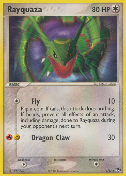 Rayquaza (3/17) [POP Series 1] - Pokemon Single