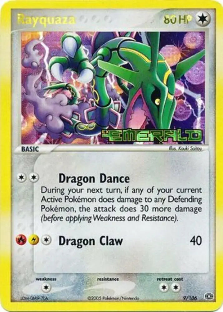 Rayquaza (9/106) (Stamped) [EX: Emerald] - Pokemon Single