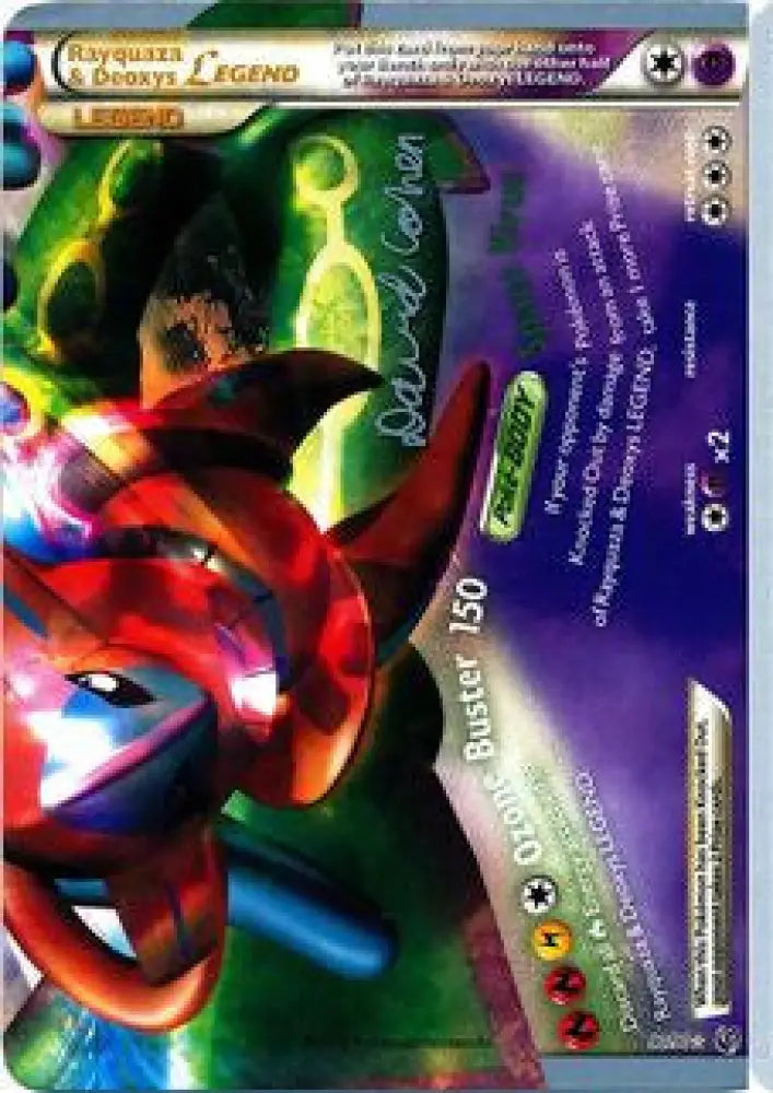 Rayquaza & Deoxys LEGEND (90/90) (Twinboar - David Cohen) [World Championships 2011] - Pokemon Single