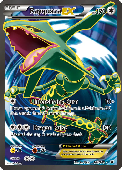 Rayquaza EX (104/108) [XY: Roaring Skies] - Pokemon Single