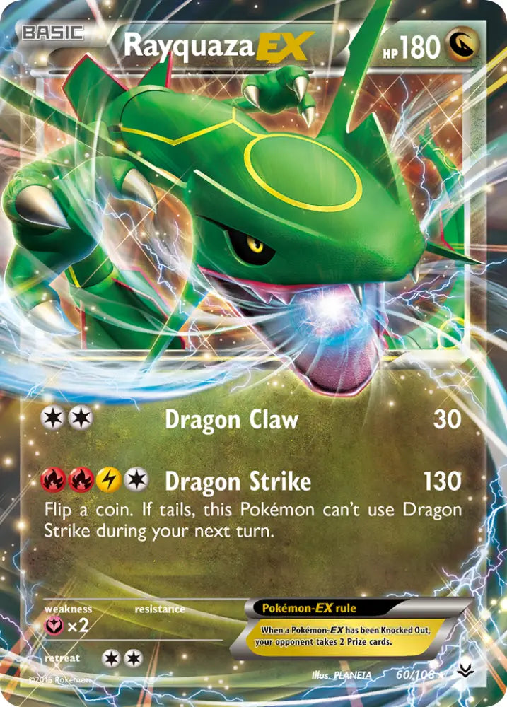 Rayquaza EX (60/108) [XY: Roaring Skies] - Pokemon Single