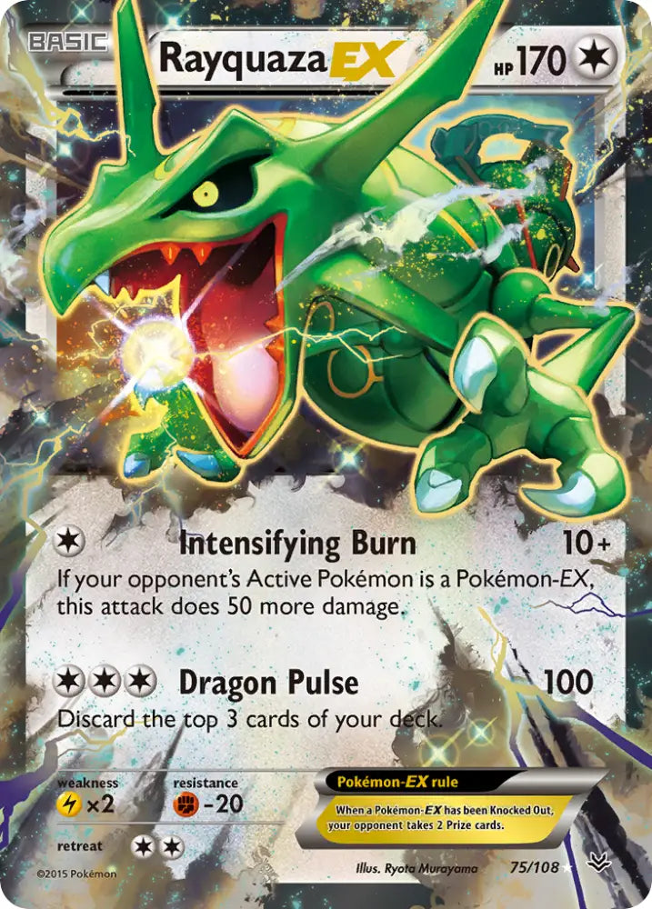 Rayquaza EX (75/108) [XY: Roaring Skies] - Pokemon Single
