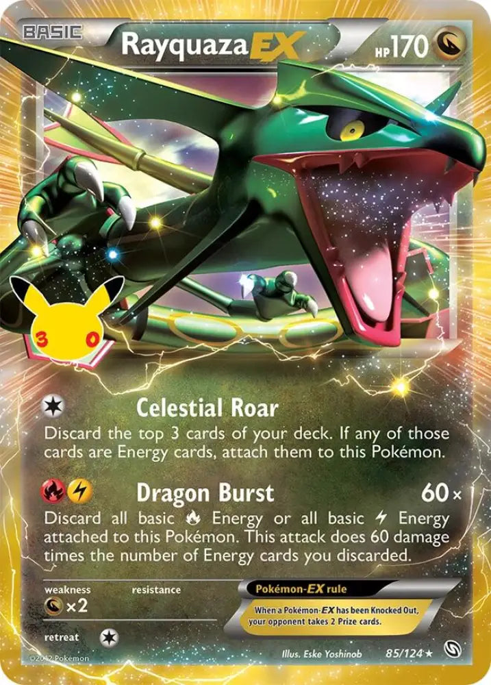 Rayquaza EX (85/124) [ME: 30th Celebration Classic Collection]