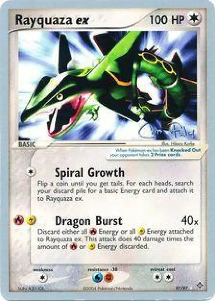 Rayquaza ex (97/97) (Blaziken Tech - Chris Fulop) [World Championships 2004] - Pokemon Single