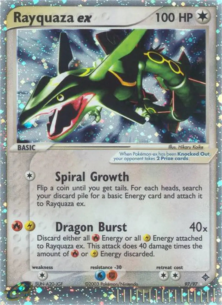 Rayquaza ex (97/97) [EX: Dragon] - Pokemon Single