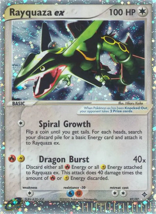 Rayquaza ex (97/97) [EX: Dragon] - Pokemon Single