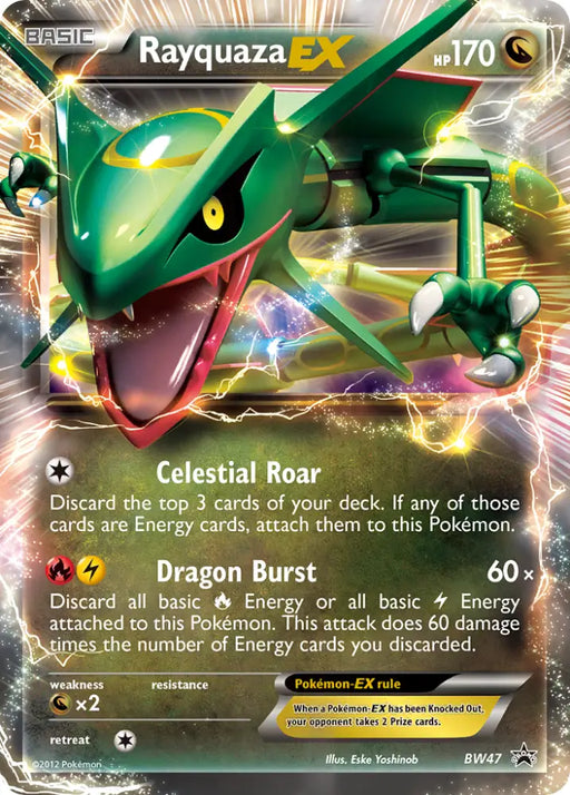 Rayquaza EX (BW47) [Black & White: Black Star Promos] - Pokemon Single