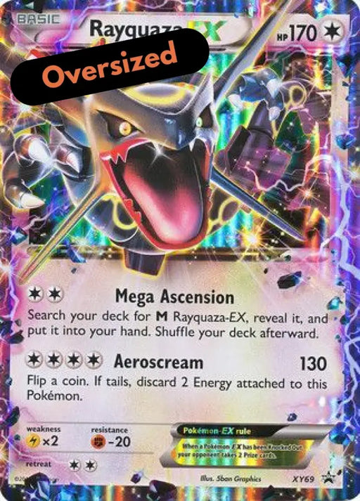 Rayquaza EX (XY69) (Jumbo Card) [XY: Black Star Promos] - Pokemon Single