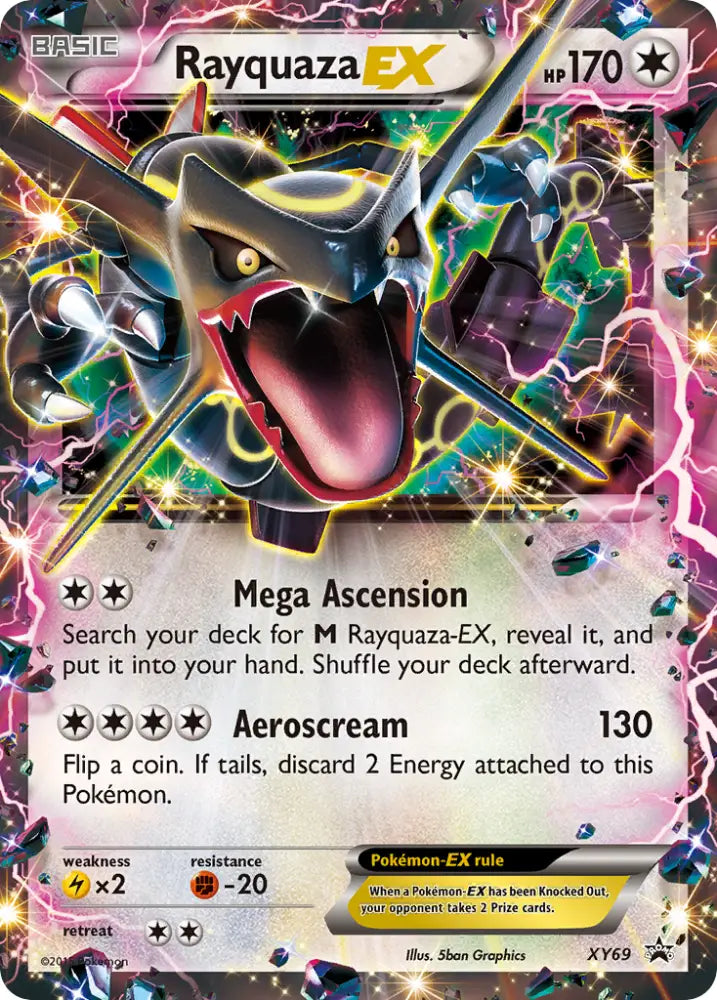 Rayquaza EX (XY69) (Shiny) [XY: Black Star Promos] - Pokemon Single